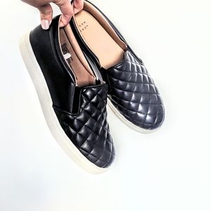 NWOT A New Day Reese wide fit slip-on foam insole sneakers in quilted black